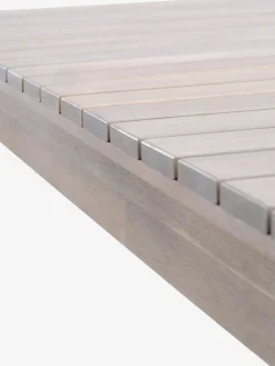 KOLLEN + GAMMELBYKOLLEN L205 table acacia + 4 GAMMELBY chaises gris-JYSK Hot