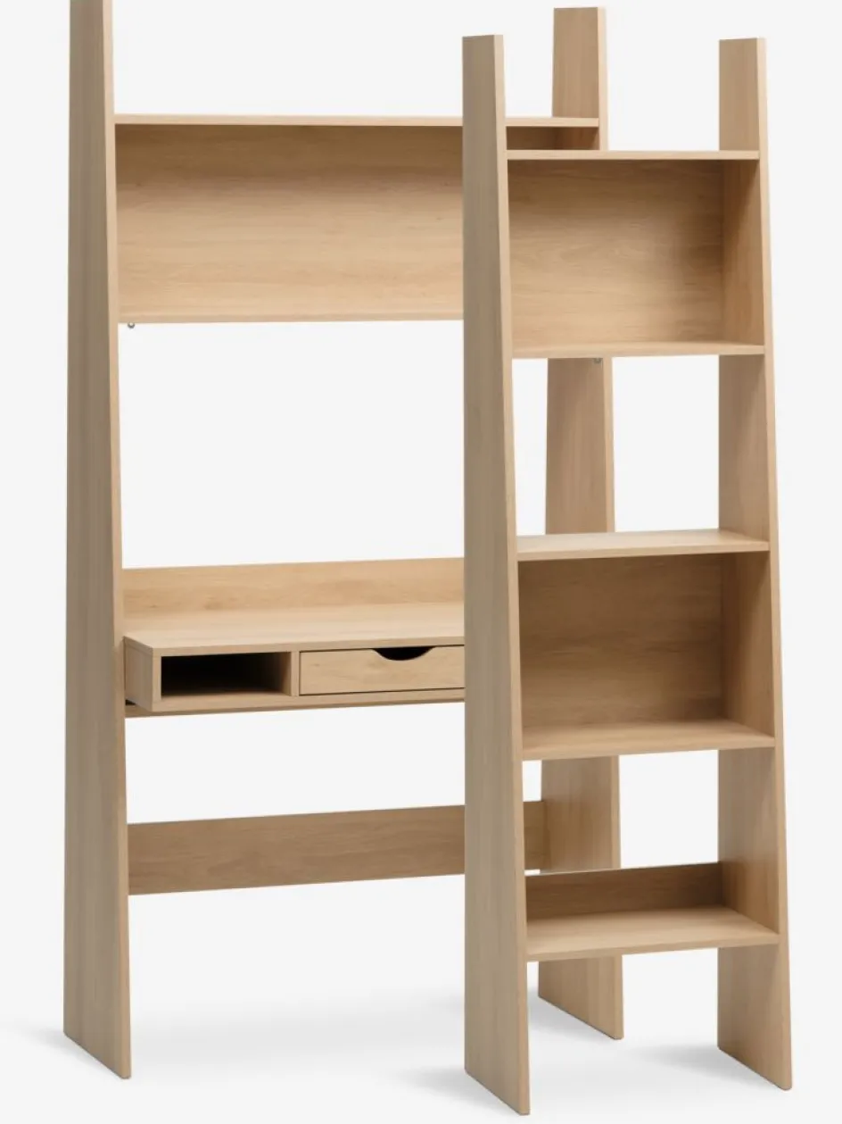 KRARUPBureau KRARUP 2 tablettes 95x185 coloris chêne naturel-JYSK Online