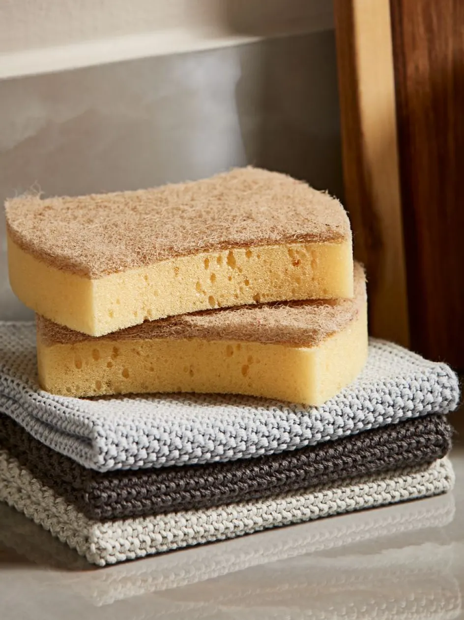 KRILLESÉponge de nettoyage KRILLES l9xL11xH5cm 2pcs/pqt-JYSK Best