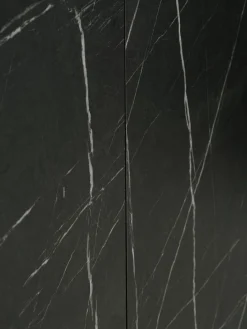 KRONDALBuffet KRONDAL 3 portes noir/imitation marbre-JYSK Discount