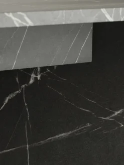 KRONDALTable KRONDAL 90x180 imitation marbre noir-JYSK Clearance