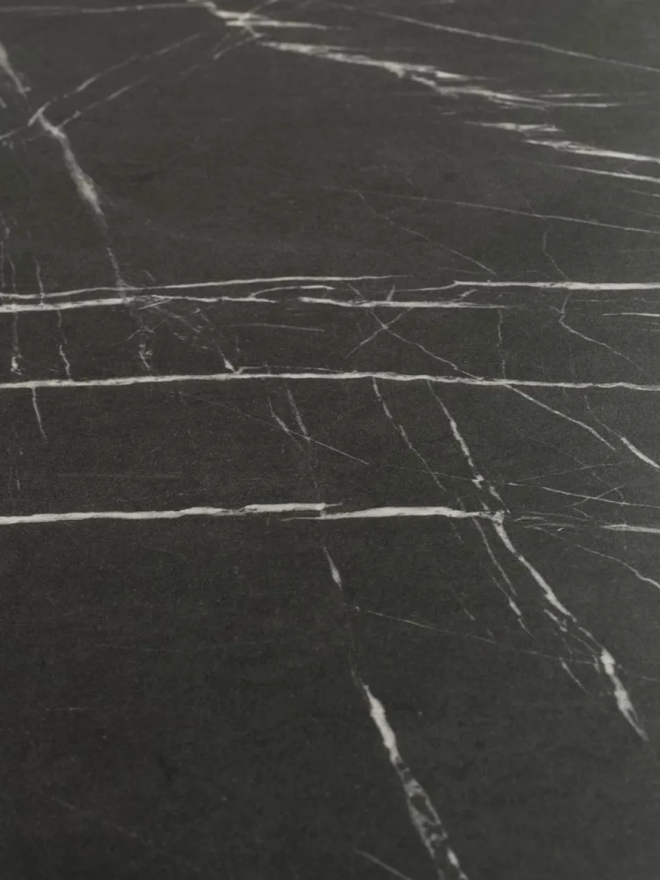 KRONDALTable KRONDAL 90x180 imitation marbre noir-JYSK Clearance