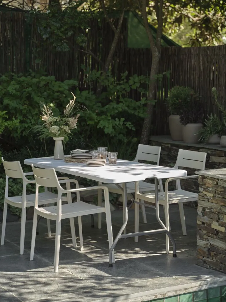 KULESKOGTable pliante KULESKOG l75xL180 blanc-JYSK Discount