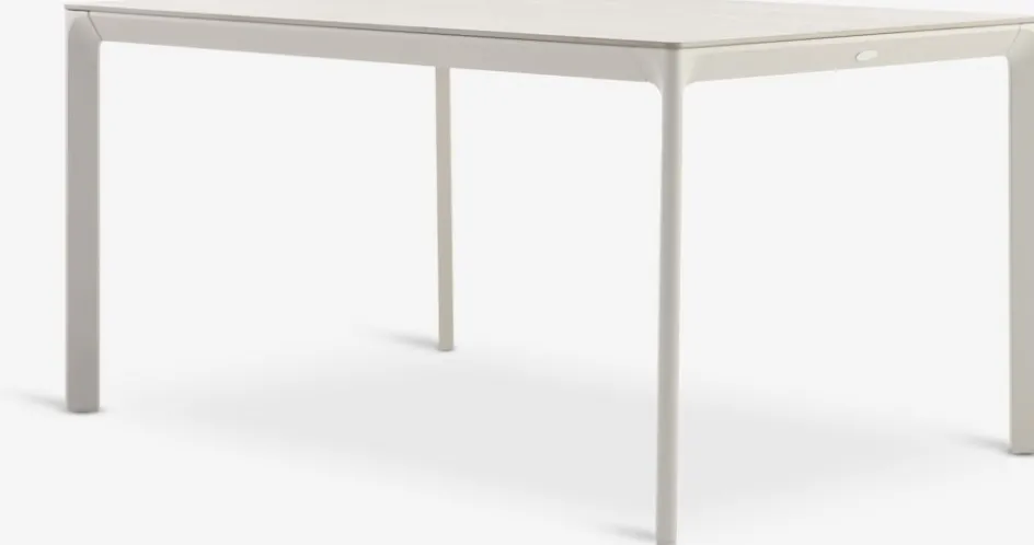 KUMLA + GILJAKUMLA L150 table + 4 GILJA chaises beige-JUTLANDIA