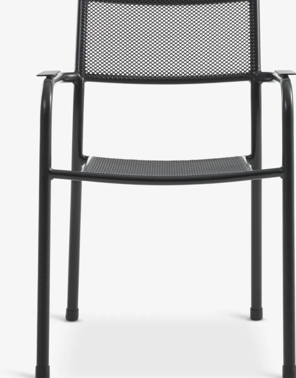 KUMLA + HEMSEDALKUMLA L200 table gris + 4 HEMSEDAL chaises noir-JUTLANDIA Clearance
