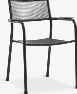 KUMLA + HEMSEDALKUMLA L200 table gris + 4 HEMSEDAL chaises noir-JUTLANDIA Clearance