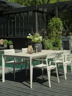 KUMLA + INGSTRUPKUMLA L200 table + 4 INGSTRUP chaises beige-JYSK Clearance