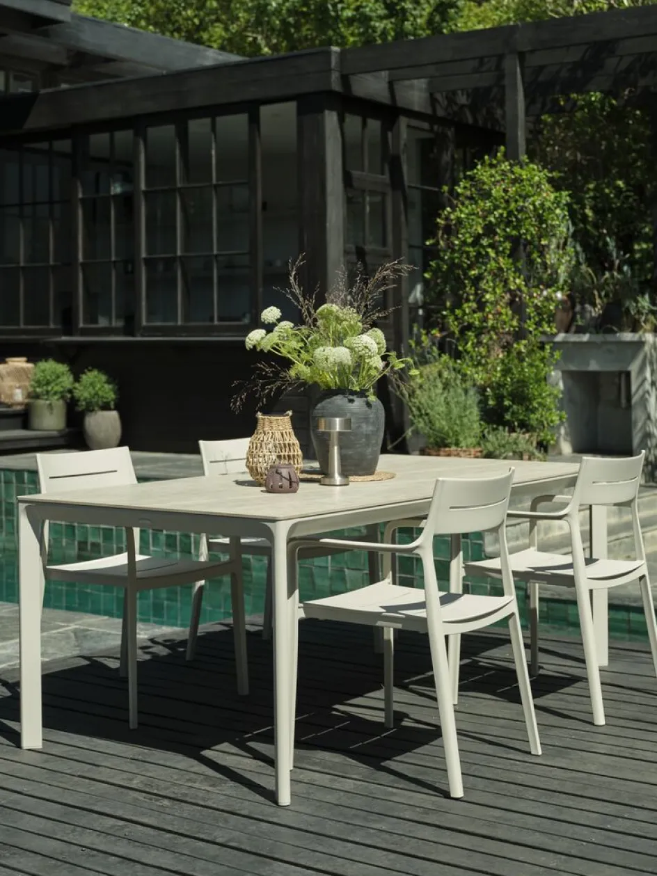 KUMLA + INGSTRUPKUMLA L200 table + 4 INGSTRUP chaises beige-JYSK Clearance