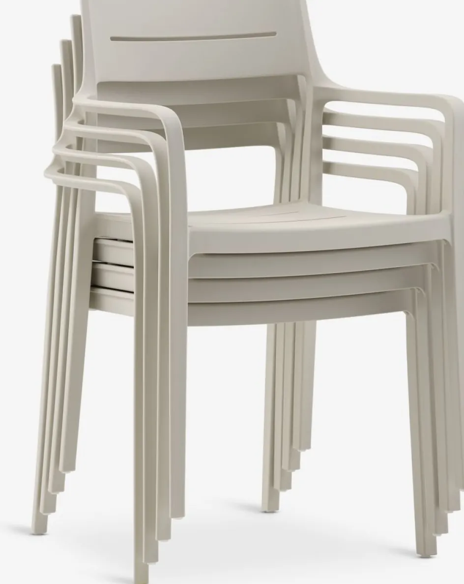 KUMLA + INGSTRUPKUMLA L150 table + 4 INGSTRUP chaises beige-JYSK Online