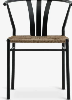 KUMLA + TAGMARKKUMLA L200 table + 4 TAGMARK chaises noir-JUTLANDIA Sale