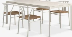 KUMLA + TAGMARKKUMLA L200 table + 4 TAGMARK chaises-JUTLANDIA Discount