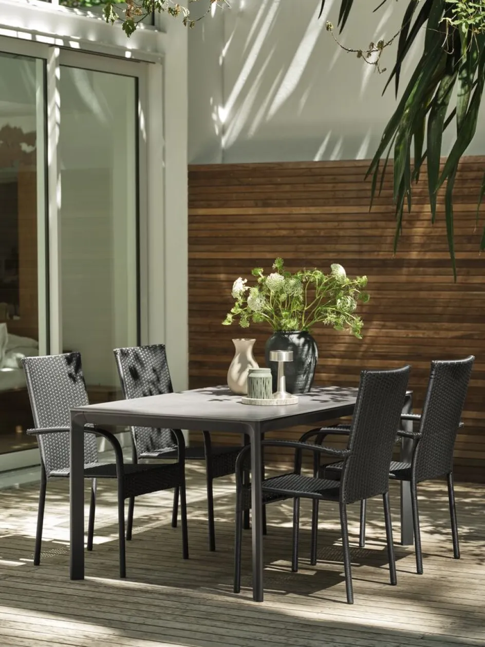 KUMLATable de jardin KUMLA l95xL150-JUTLANDIA Outlet