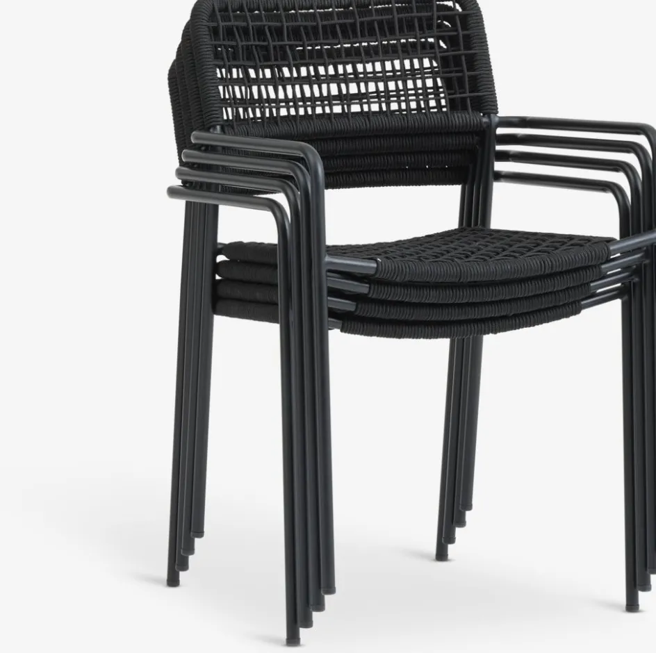 LABINGChaise empilable LABING noir-JYSK Hot