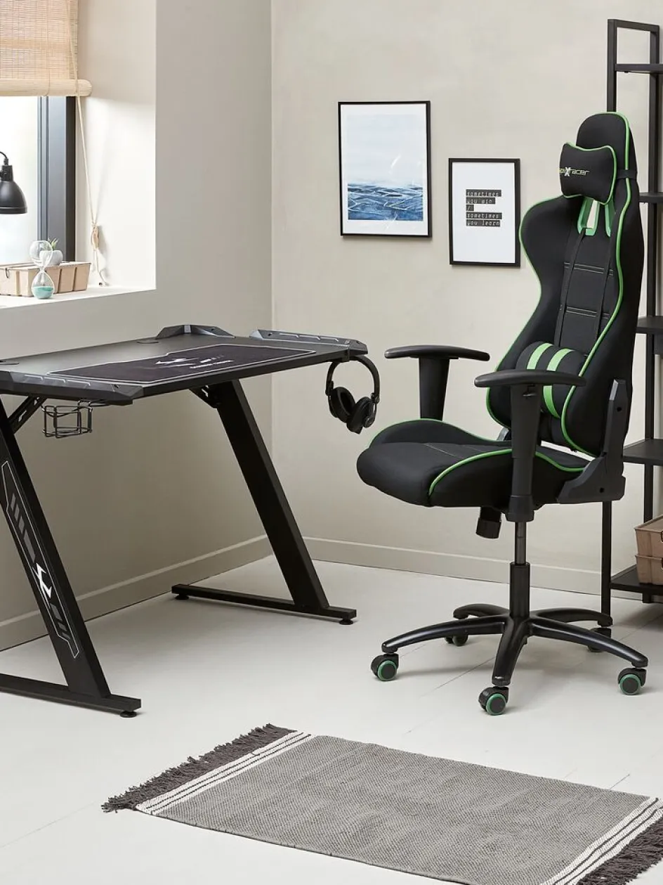 LAMDRUPChaise gaming LAMDRUP noir/vert-JYSK Hot