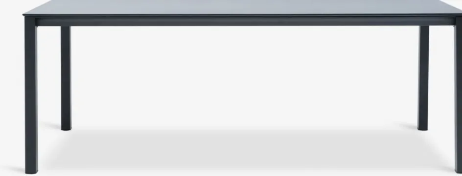 LANGET + GLOMFJORDLANGET L207 table + 4 GLOMFJORD chaises noir-JUTLANDIA Best