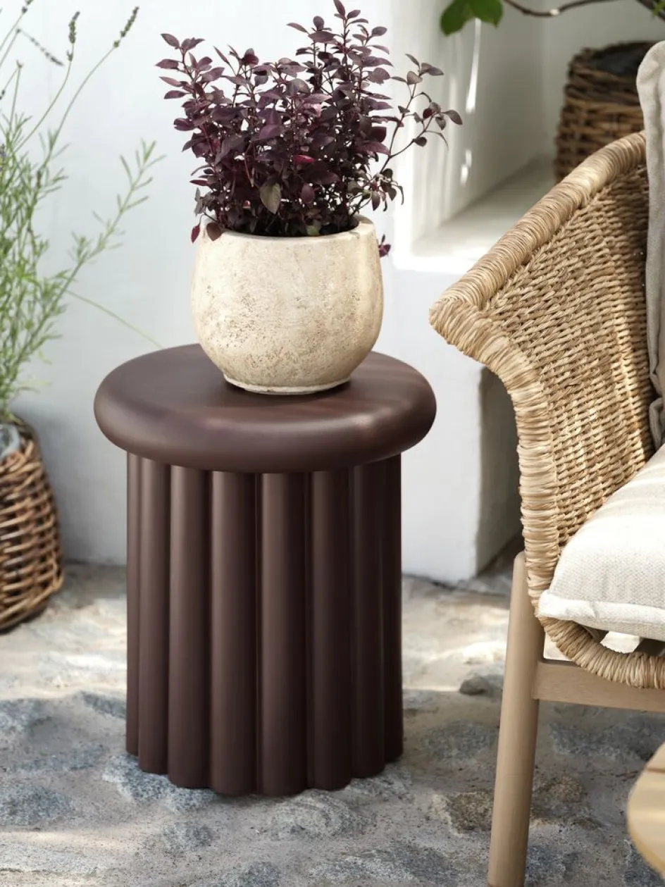 LAPPUGLEPiédestal LAPPUGLE Ø39xH45 aubergine-JYSK New