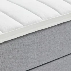 LEIRKUPBasicLit sommier tapissier 140x200cm LEIRKUP Gris-23 Mou-JYSK Discount