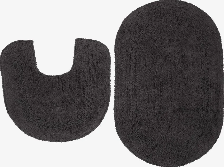 LERDALABasicEnsemble tapis de bain LERDALA 2 pièces anthracite-JYSK Clearance