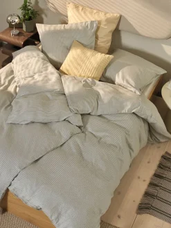 LILLYPlusParure de lit en satin LILLY 240x220 bleu-JYSK Online