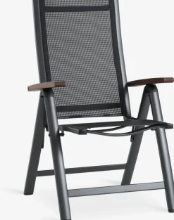 LIMHAMNChaise inclinable LIMHAMN gris-JUTLANDIA Best