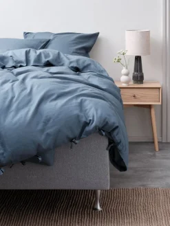 LINDAGoldParure de lit LINDA coton/lin 240x220 pétrole-KRONBORG Online