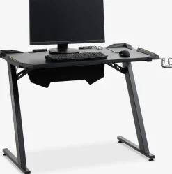 LINDHOLMGoldBureau gaming LINDHOLM a/LED et porte-gobelet noir-JYSK Best