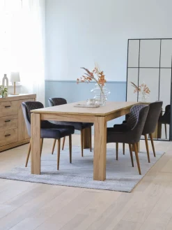 LINTRUPTable LINTRUP 90x190/280 coloris chêne naturel-JYSK Sale