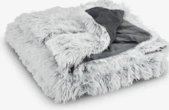 LOTUSPlaid LOTUS 135x195 blanc/gris-JYSK Clearance