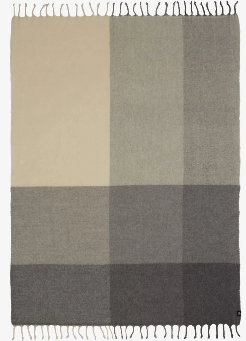 LUNDKARSEPlaid en laine LUNDKARSE 130x170 gris/beige-JYSK