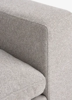 LYBYCanapé modulable LYBY 5 personnes méridienne tissu sable-JYSK Discount