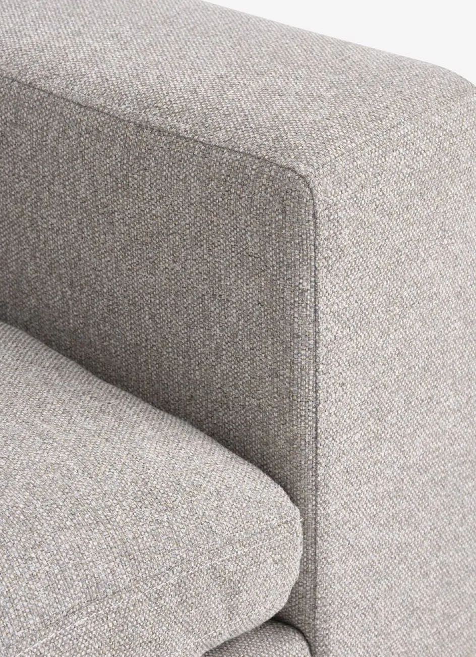 LYBYCanapé modulable LYBY 5 personnes méridienne tissu sable-JYSK Discount