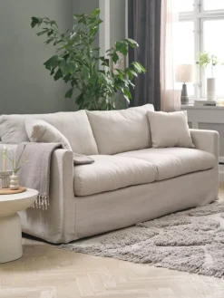 LYNGAACanapé LYNGAA 3 places housse amovible tissu beige-JYSK