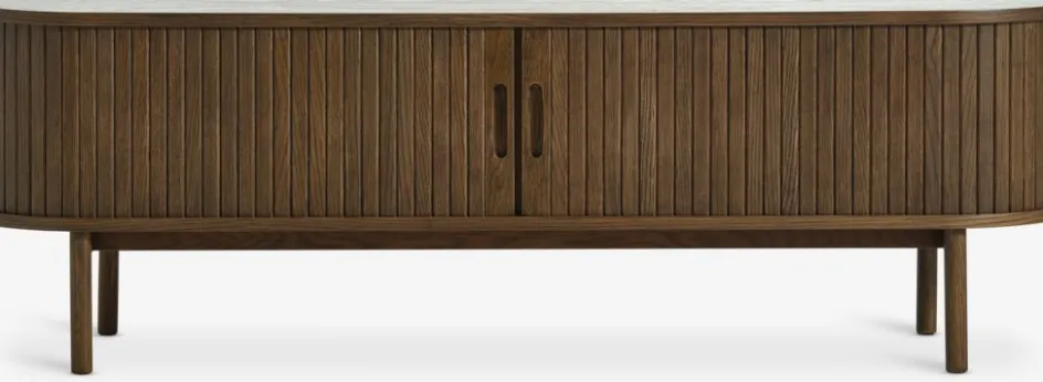 LYNGVIGMeuble TV LYNGVIG 160cm 2 portes tambours-Royal Oak Online