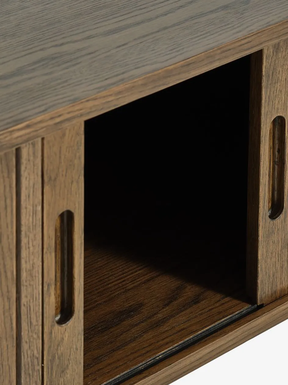 LYNGVIGMeuble TV LYNGVIG 160cm 2 portes tambours-Royal Oak Online