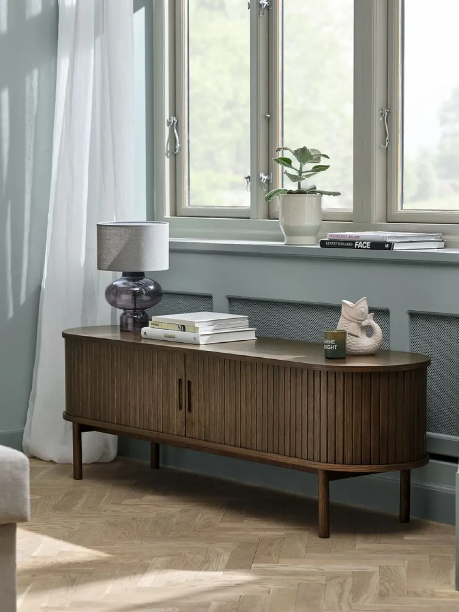 LYNGVIGMeuble TV LYNGVIG 160cm 2 portes tambours-Royal Oak Online