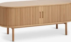 LYNGVIGMeuble TV LYNGVIG 120cm 2 portes tambours-Royal Oak Discount