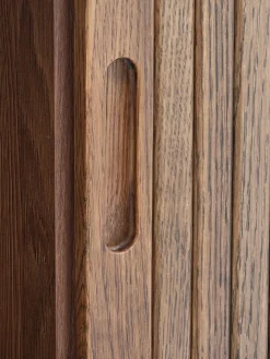 LYNGVIGMeuble TV LYNGVIG 120cm 2 portes tambours-Royal Oak Hot