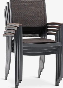 MADERNEChaise empilable MADERNE gris-JUTLANDIA Outlet