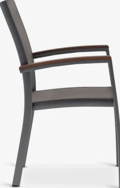 MADERNEChaise empilable MADERNE gris-JUTLANDIA Outlet