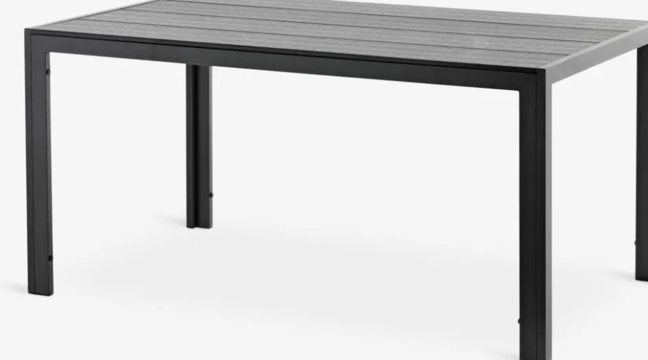 MADERUP + GUDHJEMMADERUP L150 table + 4 GUDHJEM chaises noir-JUTLANDIA Best