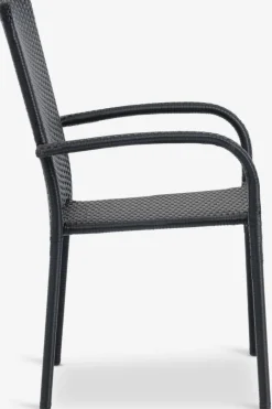 MADERUP + GUDHJEMMADERUP L205 table + 4 GUDHJEM chaises noir-JUTLANDIA Discount