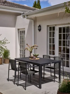 MADERUPTable de jardin MADERUP l90xL150 noir-JUTLANDIA Online