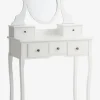 MALLINGCoiffeuse MALLING a/miroir 5 tiroirs blanc-JYSK New