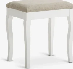 MALLINGTabouret MALLING blanc/tissu beige-JYSK