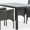 MARIELYST + AIDTMARIELYST L150 table + 4 AIDT chaises gris-JYSK Online