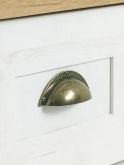 MARKSKELTable de nuit MARKSKEL blanc/coloris chêne naturel-JYSK