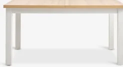 MARKSKELTable MARKSKEL 90x150/193 blanc/coloris chêne naturel-JYSK Best