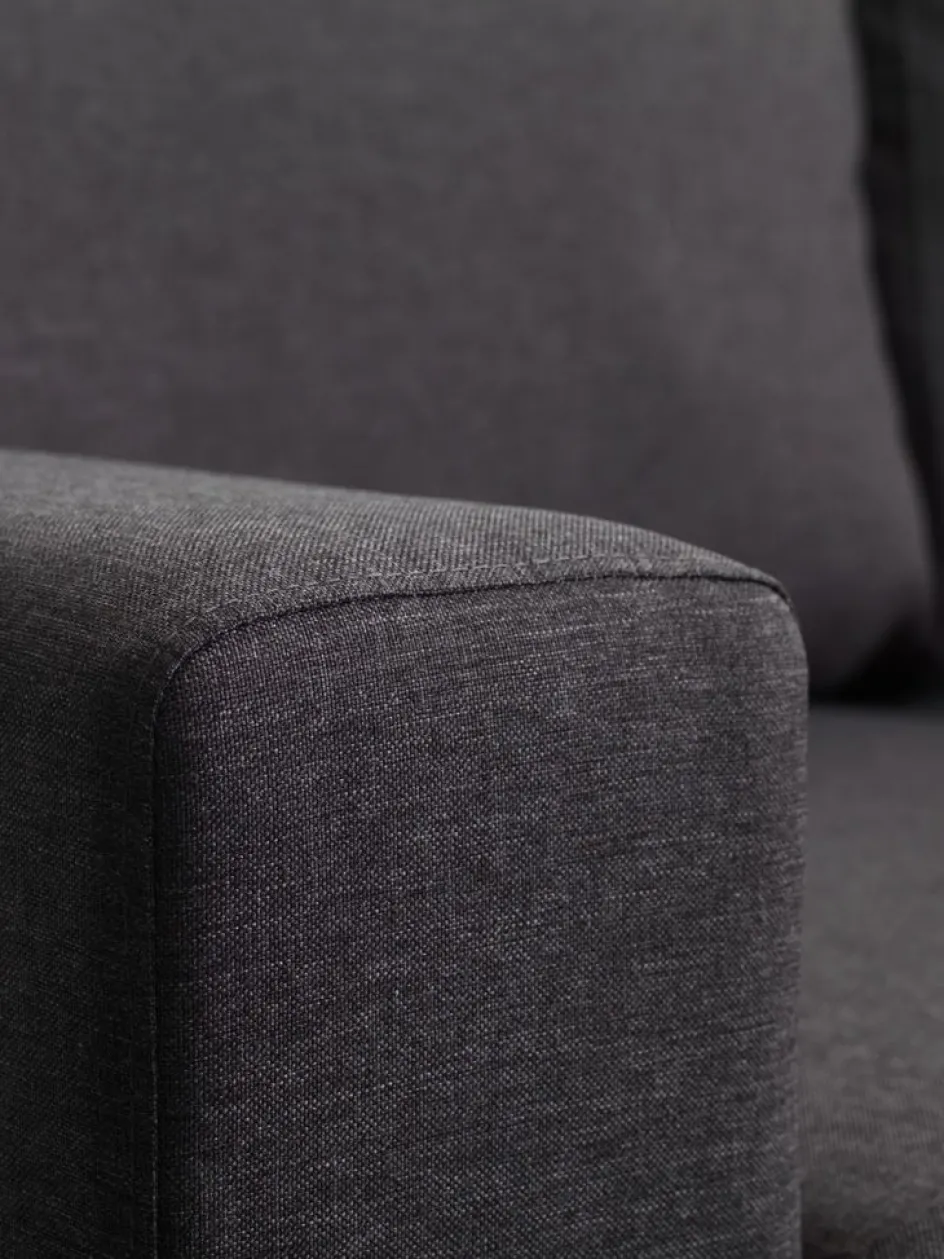 MARSLEVCanapé convertible avec méridienne MARSLEV tissu-JYSK