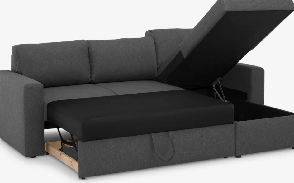 MARSLEVCanapé convertible avec méridienne MARSLEV tissu-JYSK