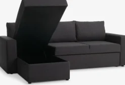 MARSLEVCanapé convertible avec méridienne MARSLEV tissu-JYSK